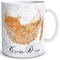 TRIOSK Tasse Katze lustig mit Spruch Carpe Diem Katzenmotiv Geschenk für Arbeit Büro Katzenliebhaber Frauen Freundin Kollegin, Keramik 300ml