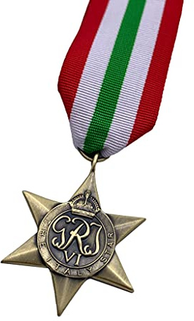 Hornbeam Militaria Replica Italy Star Campaign Medal, WW2, Copy