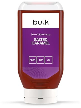 Bulk Sirop Zèro Calorie, Sans Sucre, Gout Caramel Salé 400 ml