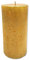 DARO DEKO Stumpenkerze XL 10 x 20cm Gold mit Glitzer durchgefärbt Säulenkerze