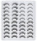 Parriparri Faux Cils Naturel 4 Styles 3D Réutilisables Doux Faux Cils 20 Paires Moelleux Faux Cils De Vison Mince Flexibles False Lashes Facile à Porter