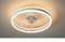 Deckenventilator mit LED Beleuchtung Deckenlampe Ventilator D3305 Ø 50cm 96W mit Fernbedienung Lichtfarbe/Helligkeit einstellbar dimmbar LED Deckenleuchte fan ceiling light (D3305)