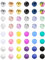 AceFun 16G Piercing Kugel 1.2mm 3 mm 3,5 mm Ersatzkugeln Kunststoffkugeln Helix Tragus Industrielle Nippelringe Bauchnabelpiercingringe Teile Glänzende Kugel Stahlkugel 1,2 mm