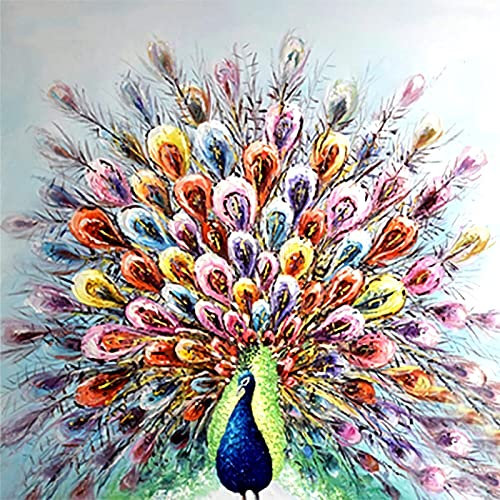 A/X Holzpuzzle 1000 Teile Pfau Open Screen Puzzle-Spiel