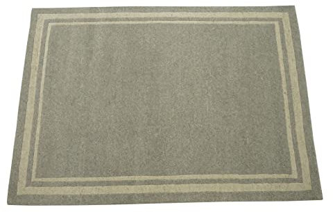 Grau Teppich Indo Nepal Handgeknüpft 100% Wolle 170X240 cm Orienttepich N749