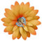 Generic Metal Yellow Flowers Wall Decor, 21x21cm Large Metal Wall Art, Floral Hanging Sculpture for Outdoor Indoor Home Living Room Bedroom Office Garden Decoration