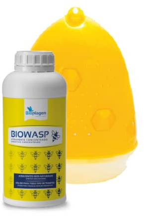 Bioplagen Wasptrap Trampa Avispas + Biowasp Atrayente concentrado listo para usar 500 ml