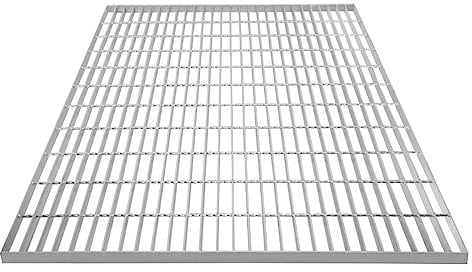 Griglia zincata del pavimento passerella pannello di drenaggio grondaia sfiato acciaio resistente alle intemperie zincato 1100mm x 1000mm x 30mm 4mm spessore del metallo 1100kg capacità di carico