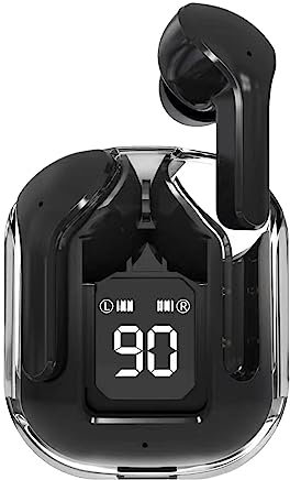 PEKMAR Écouteurs sans Fil,Sport à Suppression Bruit avec Son Surround 5.0 - Couplage Rapi, Affichage numérique LED, Accessoire Connexion Stable pour Les appels, Le Jogging, Le