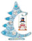 LYLIDIA Diamond Painting Weihnachten Erwachsene Weihnachtsbaum Schneemann Beidseitig DIY 5D Weihnachten Diamant Painting Weihnachtsdeko Innen Weihnachts Tischdeko Geschenk