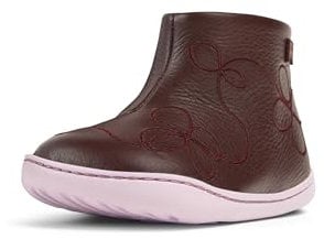 Camper Peu Cami K900205, Stivaletti con cerniera Bimba 0-24, Borgogna 005, 25 EU