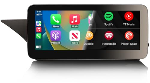 Erisin 10.25 Zoll 8-Kern [4+64GB] Android 14 Autoradio Für Mercedes Benz E-Klasse W212 S212 NTG 4.0 GPS Navi Kabellos Carplay Bluetooth Comand OEM Radio IPS WiFi DSP DAB+