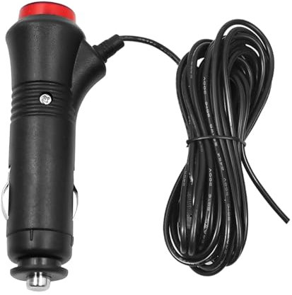 CGEAMDY Stecker ZigarettenanzüNder, Auto Zigarettenanzünder Adapter Verlängerungskabel, KFZ Zigarettenanzünder Adapter mit LED Lichter, für LKW Wohnmobil(3M)