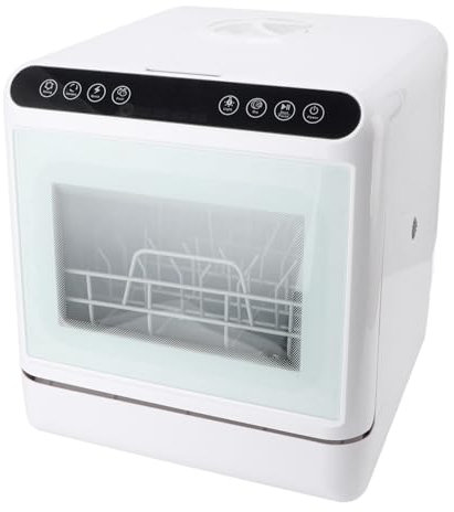Mini Lavavajillas Portátil, Secado de 72 Horas, Amplia Aplicación, Múltiples Modos, Lavavajillas de Encimera de 1000W para Oficina (Enchufe europeo 220V)