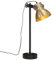 vidaXL Schreibtischlampe, Tischlampe mit verstellbarem Lampenschirm, Schreibtischleuchte Handbemalt Industrie-Stil, Leselampe Nachttischlampe, 25W Antik-Messing E27
