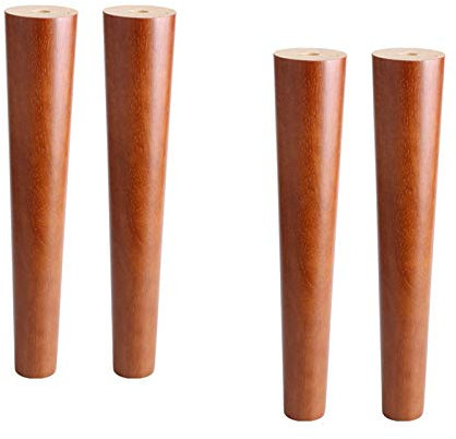 EUTYRG Tischbeine, Möbelbeine aus Holz, Sofafüße, Schrankfüße, Möbelfüße, Ersatzbeine (30 cm)