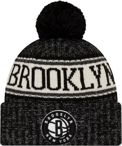 New Era NBA Sport Cuff Beanie Mütze mit Bommel – NBA Cuffed Winter Knit Toque Cap