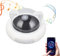 Annadue Bluetooth Lautsprecher, Kreative UFO Lautsprecher mit 360 Grad Surround Sound Wärmelicht, Tragbarer Kompakter Bluetooth Lautsprecher für Drinnen und Draußen