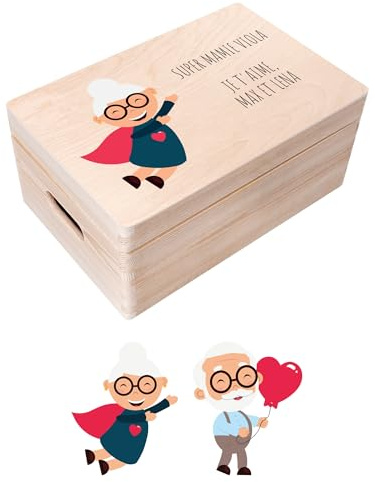 Creative Deco Personalised Memory Box Grandparent's Day Box