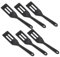 PRETYZOOM 6St Hitzebeständiger Keksspatel Kocher Bratpfanne mit Deckel Backspatel Backen Tortenheber küchenmaschiene kochgeschirr cooker Keksschaufel hitzebeständiger Spatel Kieselgel Black