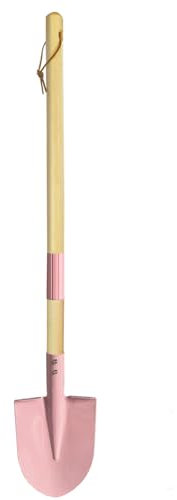 Xifando Small Garden Shovel-Kid's Size Wooden Handle Metal Head Shovel (Pink)