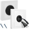 2 PCS Cable Entry Cover, Cable Brush Plate, Brush Wall Plate, Cable Entry Cover, Cable Covers for Wires Wall, for Covering Outlets, Receptacles and Tidying Cords
