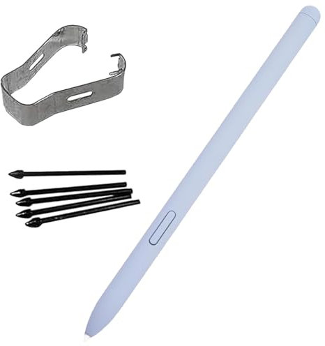 Stylet de rechange pour Galaxy Tab S10 FE et S10 FE + stylet compatible avec Samsung Galaxy Tab S10 FE / S10 FE + stylet S avec pointes/pointes avec pince à épiler sans Bluetooth (bleu)