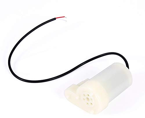 Glomora Mini Micro Tauch motor pumpe, Gleichstrom 3-5V Mikro tauch geräuscharm Mini Wasserpumpe für Aquarien Fischbecken Teich Brunnen Hydro ponik Garten (JT-DC3L vertical)