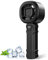 Ohulelks Portable Handheld Fan,Personal Fan with Digital Display,3 Wind Speeds,3000mAh Battery USB Rechargeable Black