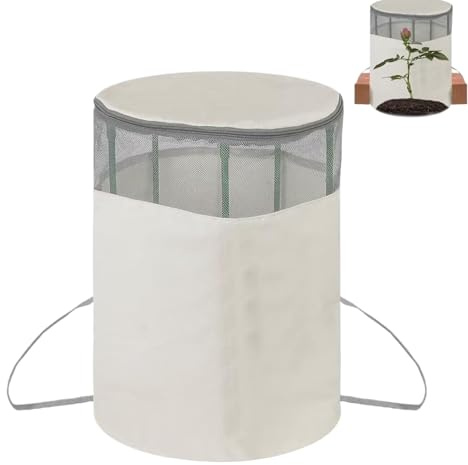 Antifreeze Cover for Rose Bush - Durable Plant Protection, Reusable Winter Protection 46 x 30 x 30 cm, Folding and Breathable Winding, Canvas Snow Guard | Protection From