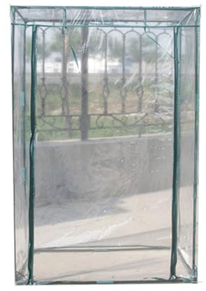 Serre à tomates - 150 x 100 x 50 cm - Bâche de Serre en Film Plastique pour tomates - Tente d'hivernage pour Plantes - en PVC Transparent - pour Plantes, légumes et Fruits