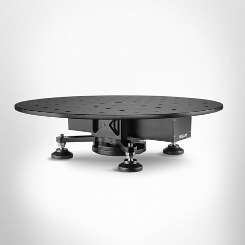 PROAIM Turntable for Product Photography & Video. 360° Rotating Platform. Includes Joystick Controller. Payload up to 20kg/44lb (P‐TNTL‐01)