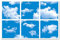 ENERJ Sky Ceiling Light Box, LED Light Cool Ultra Thin Panel, 6 Pcs of 60X60Cms / 600x600mm, Mimics Natural for Office and Home (3D, 40W, 1500 Lumens) (6x3D Sky Panel)