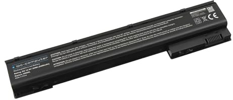IPC-Computer Akku kompatibel mit HP EliteBook 8760w, ZBook 17-708456-001 mit 92Wh