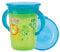 Nuby - 360° Wonder Cup with Handles - Learning Cup with 360° Drinking Rim - 240 ml Leak-Proof Cup for Babies and Children - BPA-Free - Green - 6+ Months