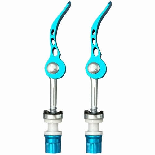 DAZISEN Bike Seat Post Clamp - Quick Release Bicycle Accessories Lightweight and Durable,Blue,60 * 65mm