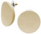 Soul-Cats hochwertige große Holz Ohrstecker für Damen in creme mit Edelstahlstift