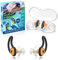 Hearprotek Ohrstöpsel Schwimmen, 2 Paare Silicone Wasserdichte Schwimmer Ohrstöpsel Gehörschutz-ohrschutz Gegen Wasser Erwachsene für Dusche, Pool, Baden Orange