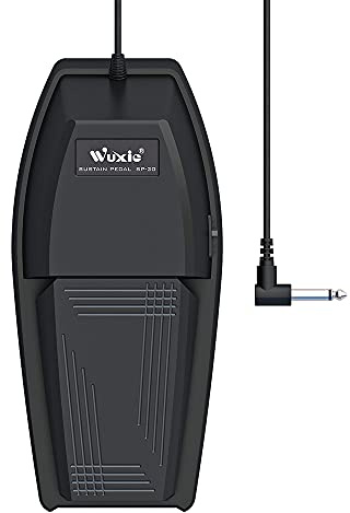 Wuxic new Sustain Pedal，Universal for Yamaha Casio Roland Korg Behringer Moo digital Piano and Midi Electronic keyboards