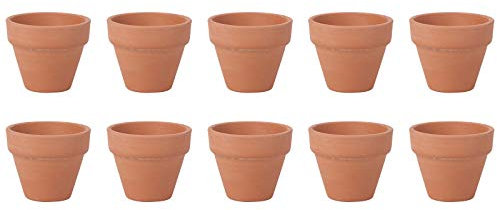 Cabilock Home Accessories10 kleine Mini-Töpfe, Terrakotta-Töpfe, Ton, Keramik, Kakteen, Blumentöpfe, Sukkulenten, Kinderzimmer, ideal für Pflanzen, Handwerk, Hochzeit, Gastgeschenk für Zuhause