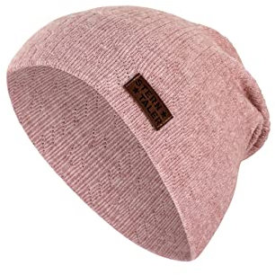 Sterntaler Baby Mädchen Beanie Baby Slouch-Beanie Struktur Mütze - Beanie Baby - aus strukturiertem Mischgewebe mit Viskose Anteil - rosa, 55