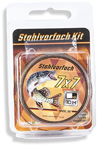Specitec Stahlvorfach 7 x - Tragkraft: 15kg Länge: 10 Meter von SängerTTS