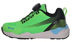 Lurchi LEURON-TEX YK-ID Sneaker, Green Blue, 35 EU