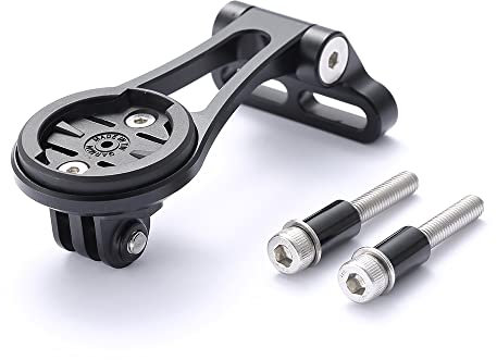 Cestbon Fronthalterung, kompatibel mit Garmin Edge Wahoo Elemnt Bryton Stages Hammerhead, verstellbare Kombi-Halterung (40 mm)