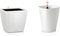Lechuza 16120 - Maceta Quadro Premium 21 LS Kit Completo, Color Blanco (21 x 21 x 20) & 14900 Deltini Premium Kit, Blanco, 14 x 14 x 18 cm