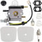 ZAMDOE Vergaser für Mantis Gartenfräse 7222M 7222 7222E 7225 7230 7234 7240 7920 7924 2-Takt Grubber Motor C1U-K82 C1U-K54A C1U-27 C1U-K17 C1U-K46 für Echo TC-210 TC-210i TC -2100 HC-1500