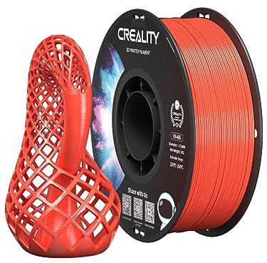 Creality CR ABS 1.75 mm Filament, Hohe Zähigkeit Filamenten 1KG, Ungiftig, Verschleißfest, Kompatibel mit Allen Creality FDM-Druckern, Rot