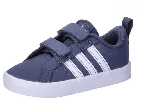 adidas VS Pace 2.0 Shoes Infants, Scarpe da Tennis Unisex-Bambini, Shadow Navy/Cloud White/Cloud White, 22 EU