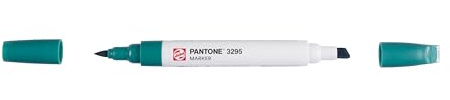 Talens | Pantone Marker 3295 | Dual-Tip-Stift mit Pinselspitze und Keilspitze | Wasserbasierte, pigmentierte Tinte in 108 Pantone-Farben