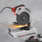 1200W Metalltrennsäge, Kappsäge, Metallschneiden Kappsäge, Schneidemaschine - 0-50mm Hacksäge, Holz, Stahl, Wänden, Böden, Metalloberflächen (Rot)